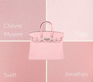 A pastel birkin pink bag in Rose Sakura