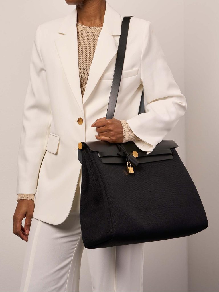 Hermès Herbag 39, a larger-sized version of the Herbag