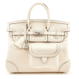 Cargo Birkin 25 in Nata Swift and Canvas