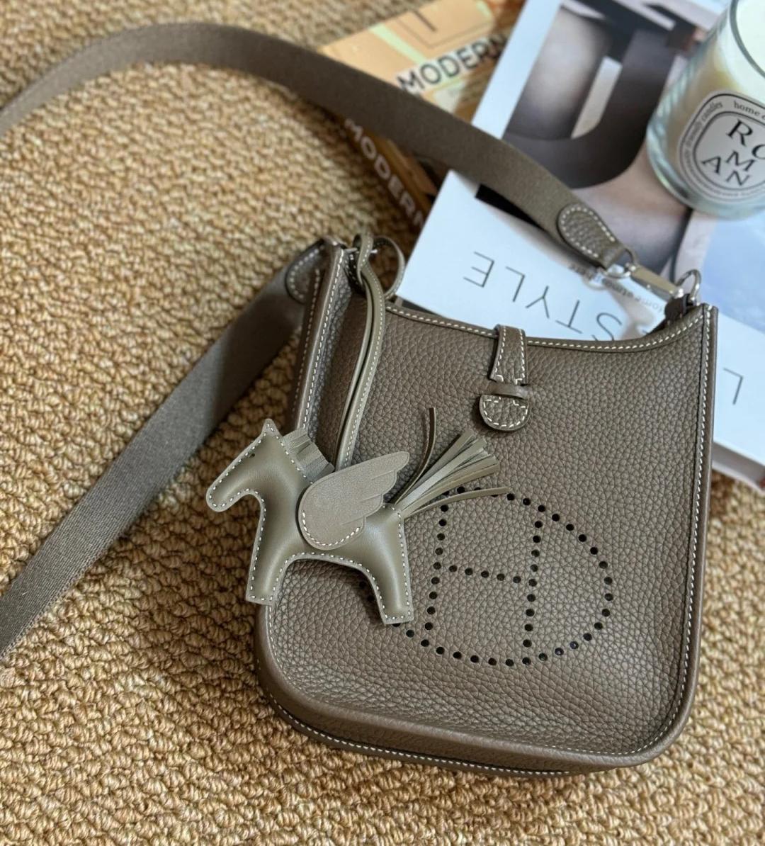 Hermès Evelyne bag with a matching charm