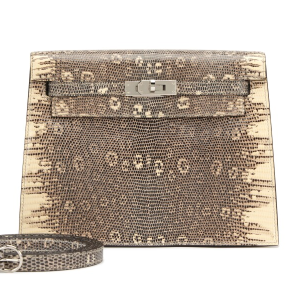 Hermès Kelly Danse bag in Ombre Salvatore Lizard leather